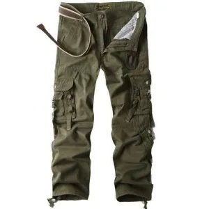 100% Cotton Multi-pocket Cargo Pants