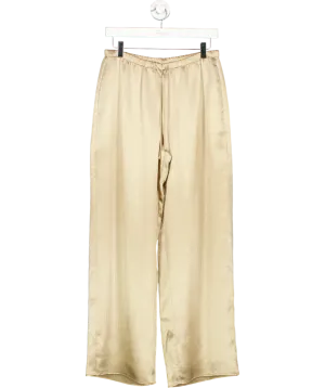Abercrombie & Fitch Metallic Textured Satin Pull On Pant UK S
