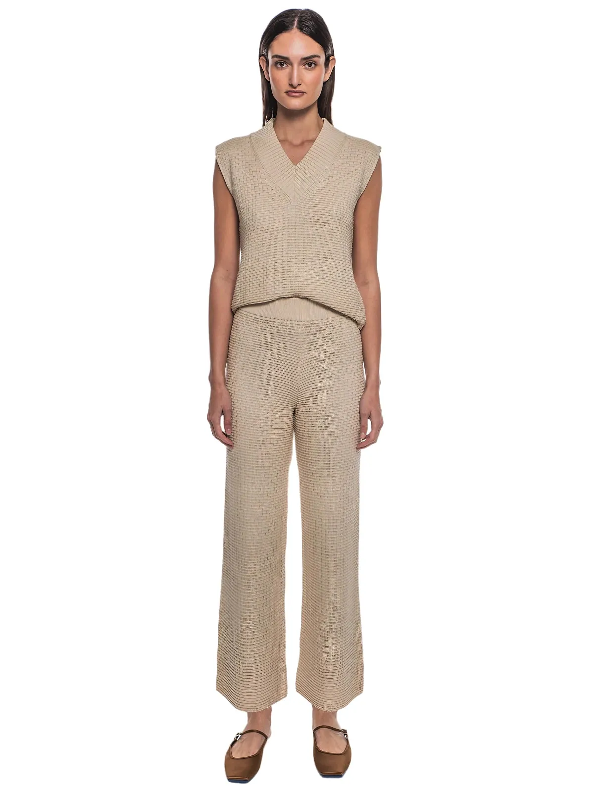 Andie Knit Vest-Kira Knit Pants