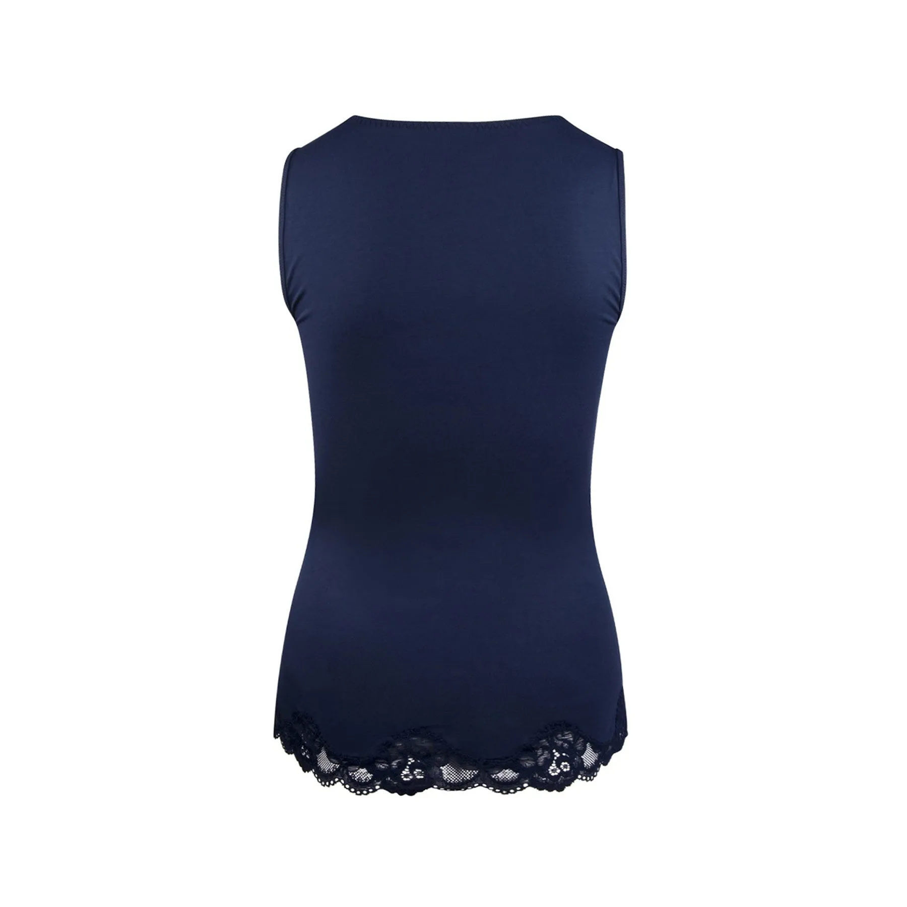 Antigel Simply Perfect VNeck Lace Trim Tank Top