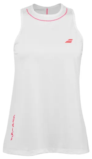 Babolat Strike Womens Badminton Tank Top - White