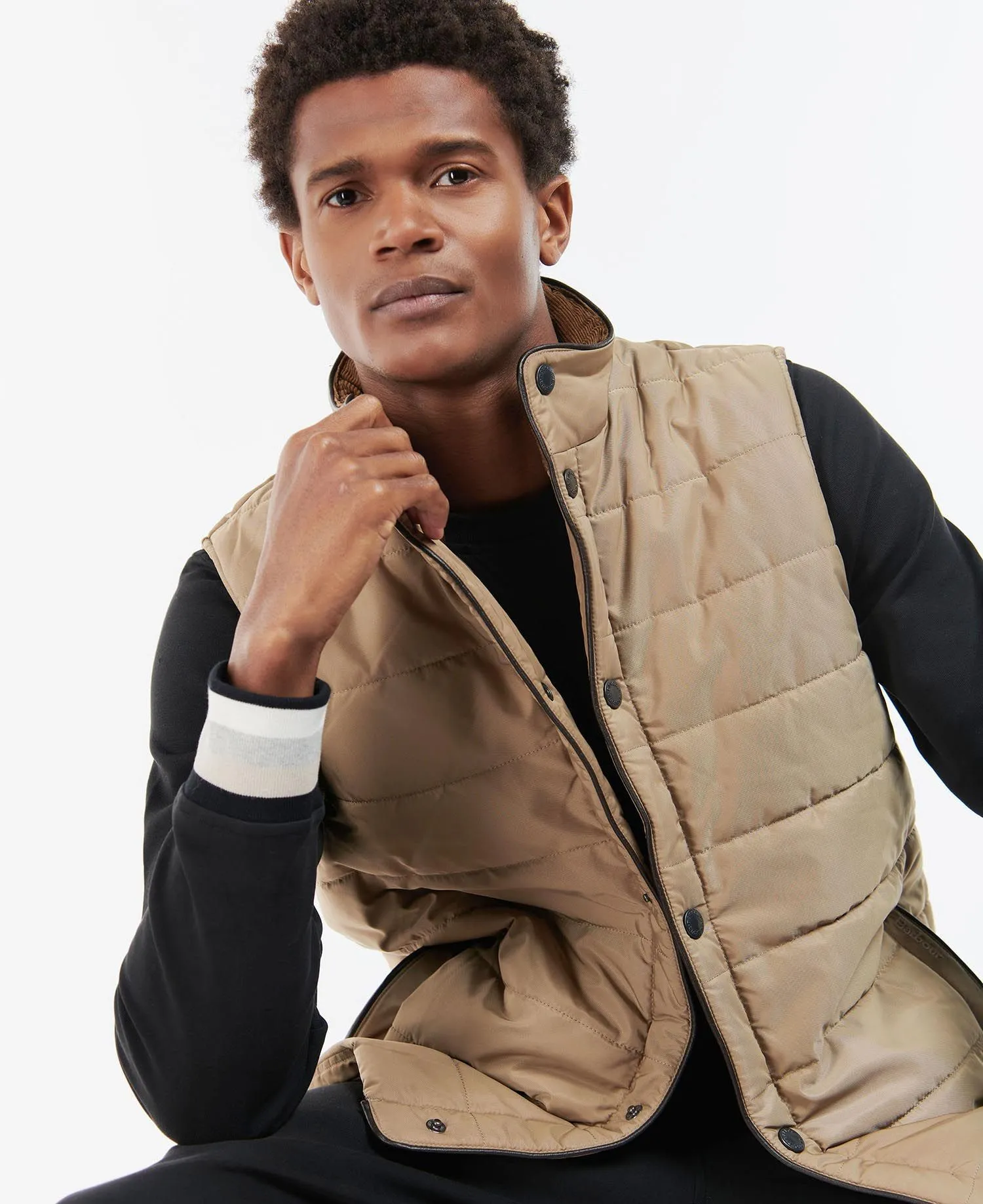 BARBOUR FARNHAM GILET - SAND