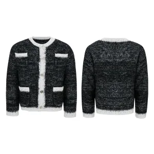Baroque Pearl Embellished Knitted Sweater