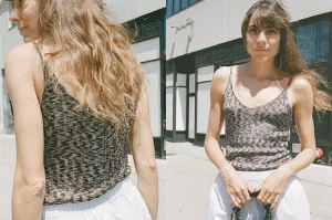 BLANCA TANK, MARBLE RIB