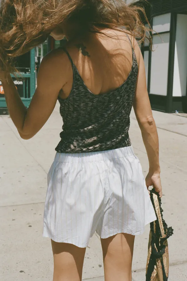BLANCA TANK, MARBLE RIB