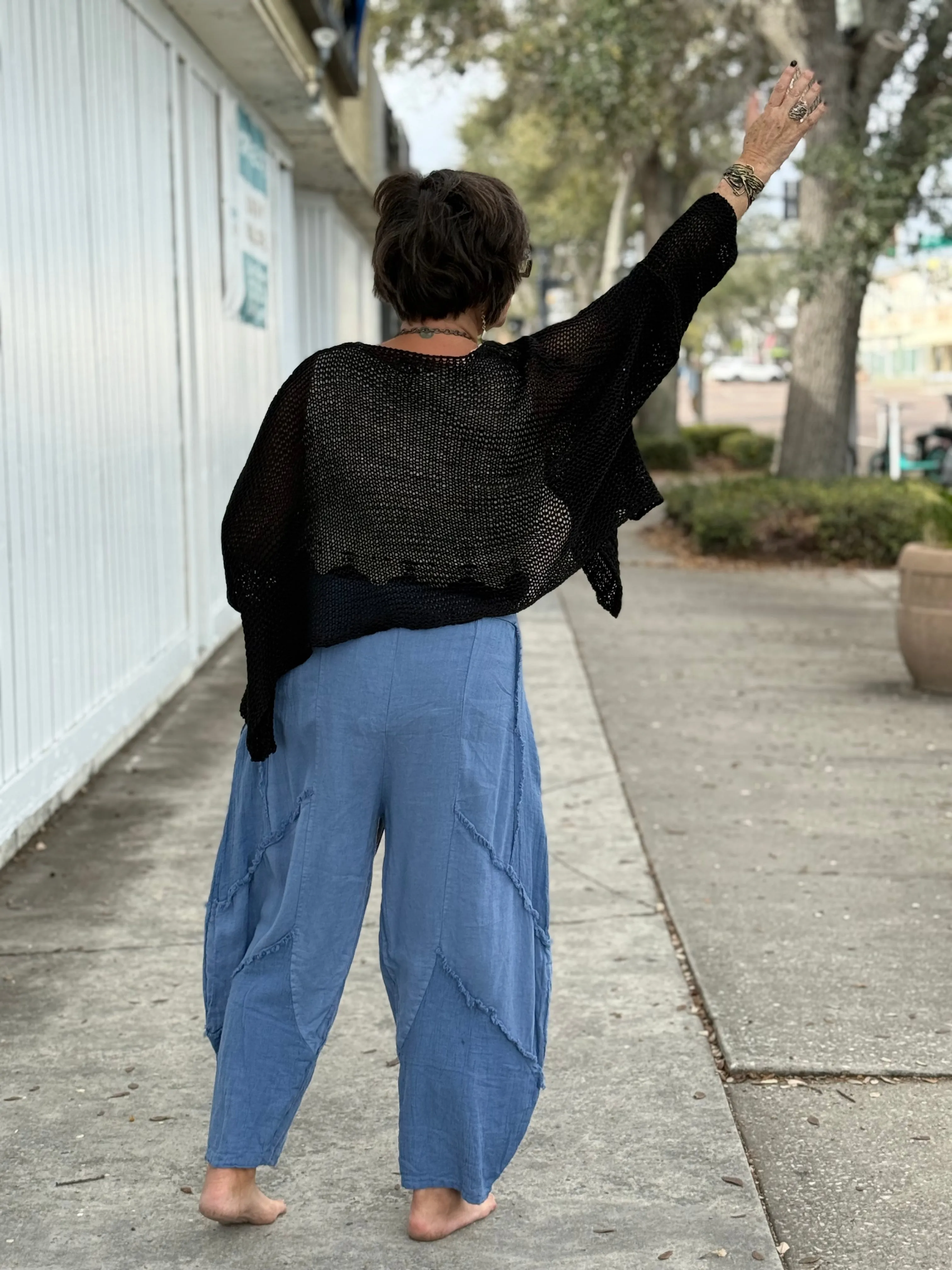 Blue Haven Patchwork Pants
