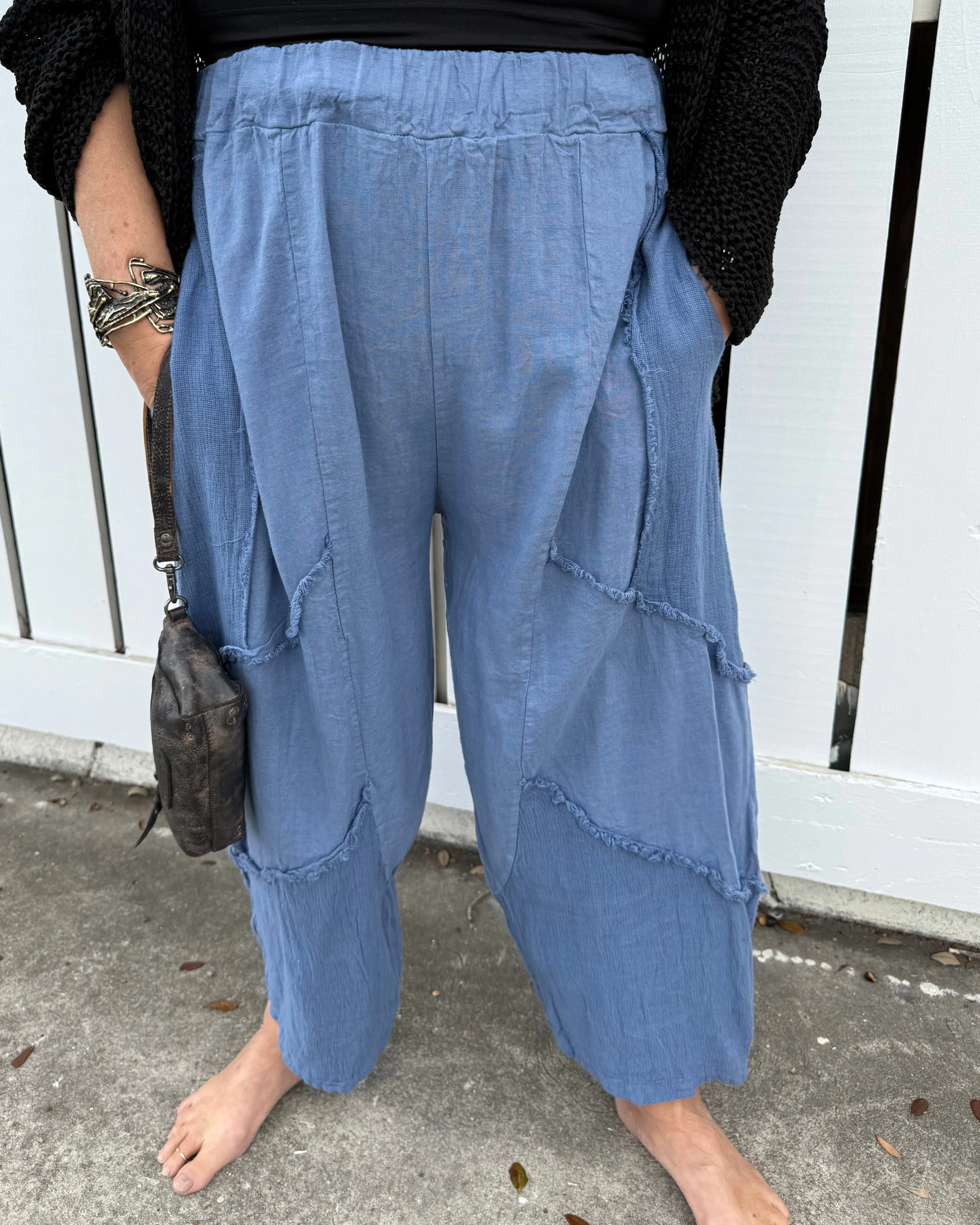 Blue Haven Patchwork Pants