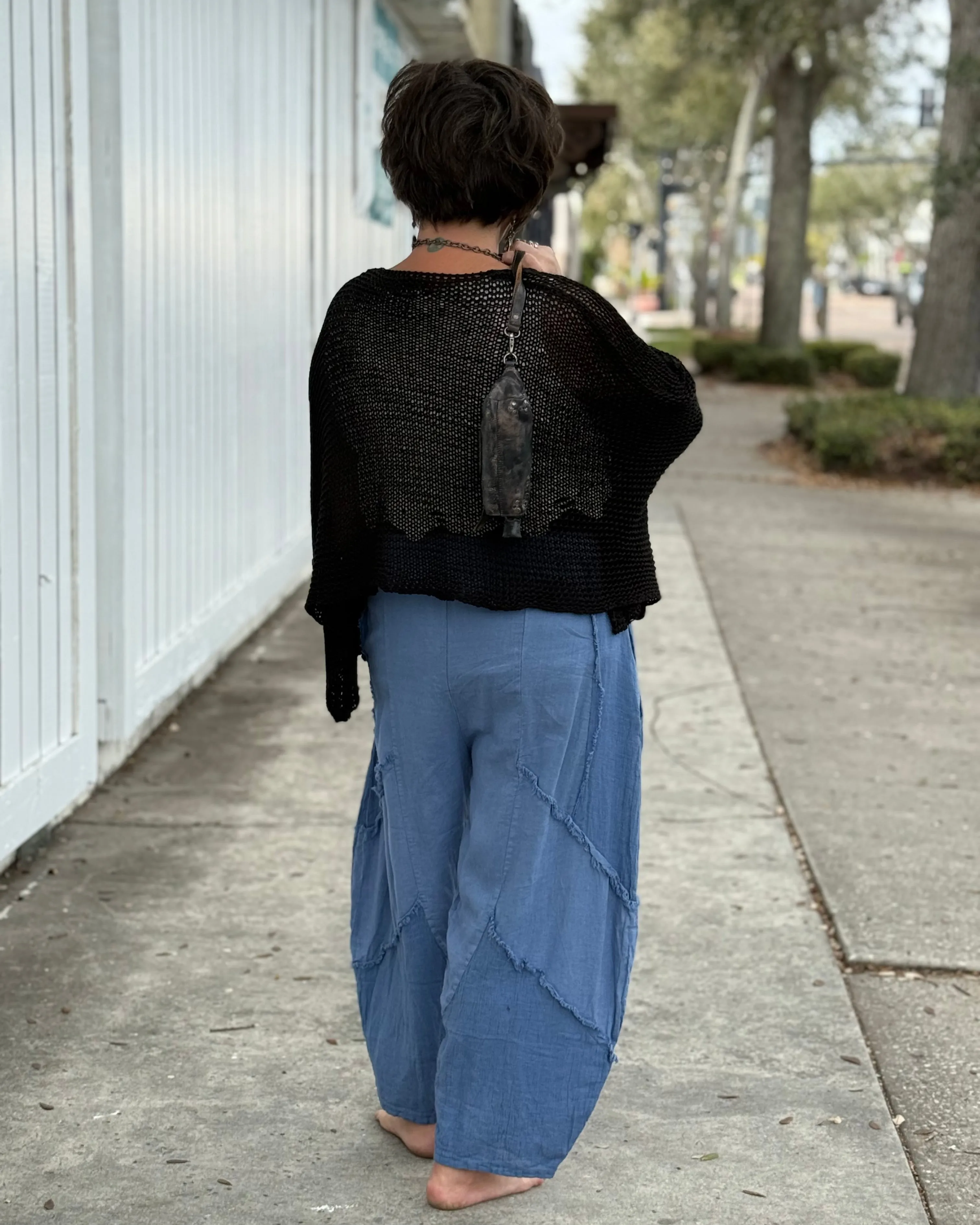 Blue Haven Patchwork Pants