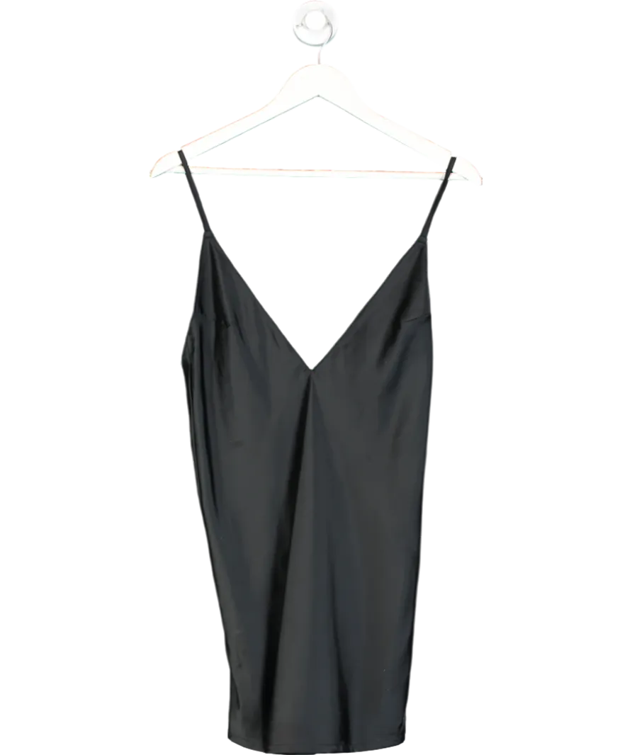 Bluebella Black Satin Slip Dress UK 8