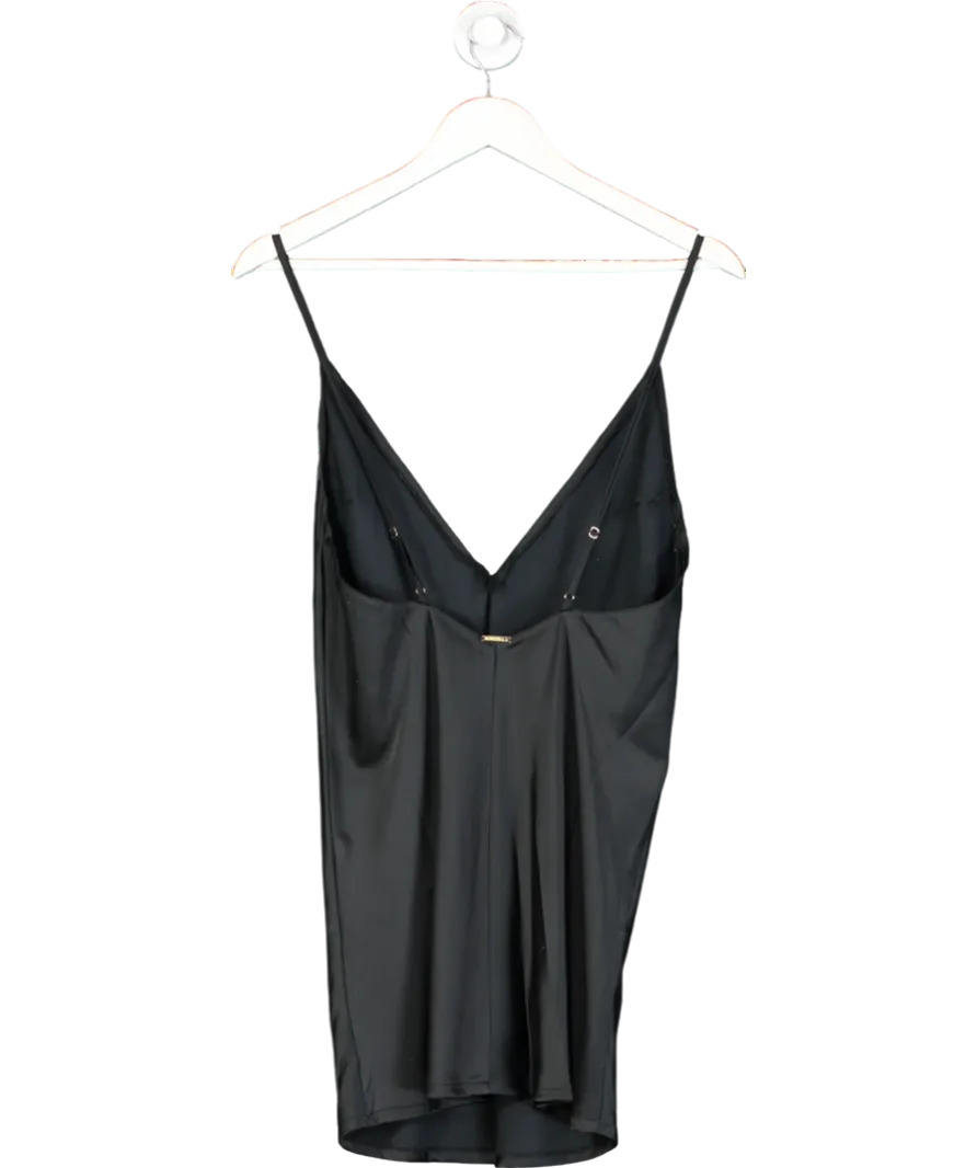 Bluebella Black Satin Slip Dress UK 8
