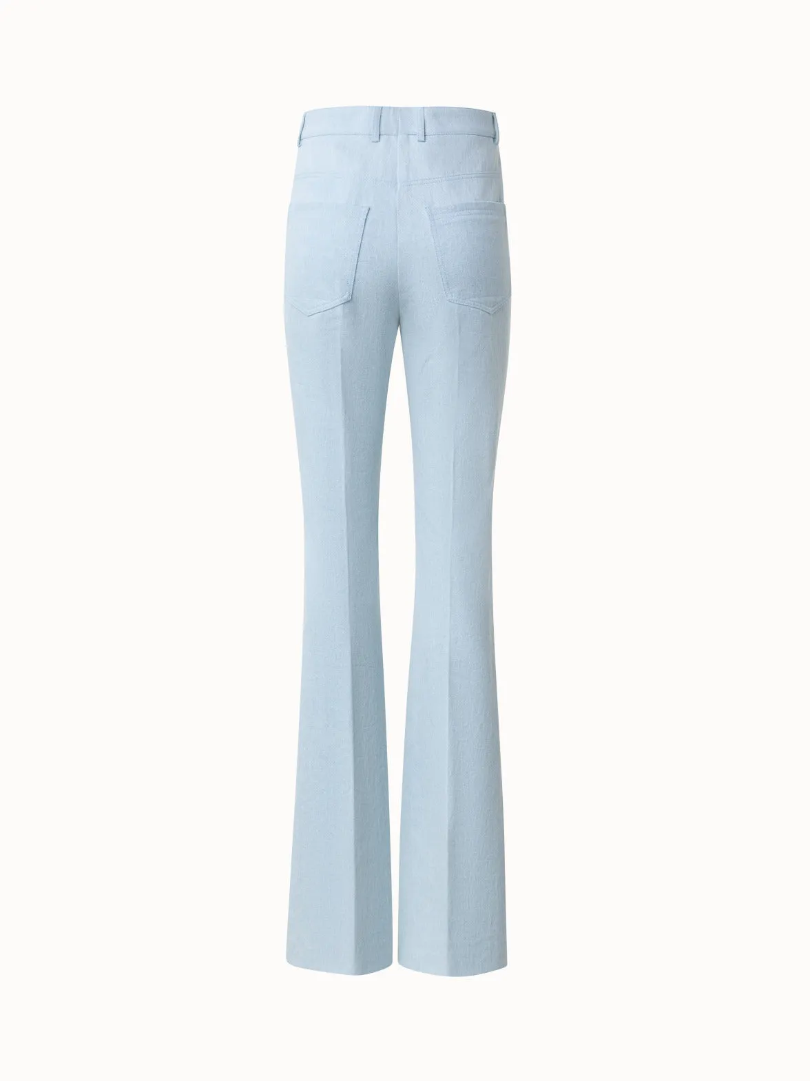 Bootcut Cotton Denim Pants