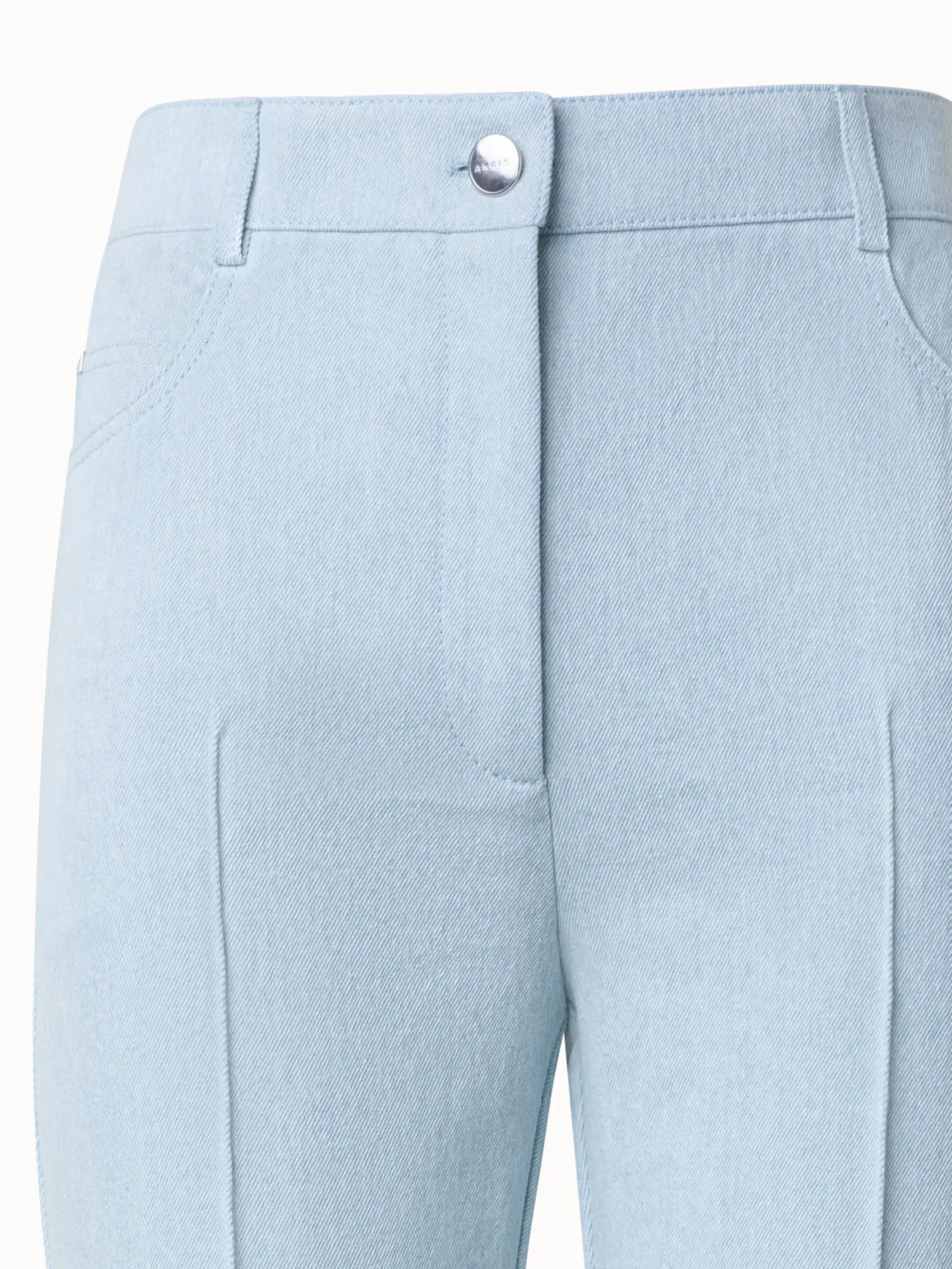 Bootcut Cotton Denim Pants