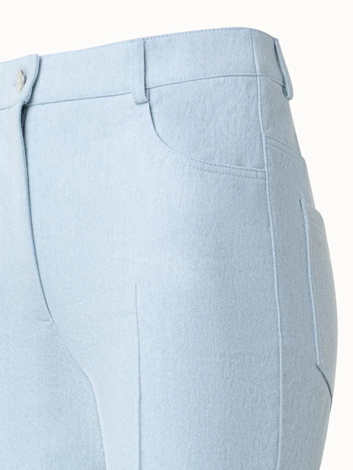 Bootcut Cotton Denim Pants