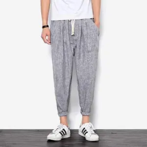 Breathable Cotton Linen Casual Pants