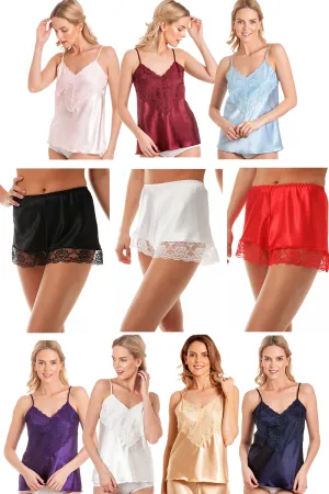 British Made Cami Top And French Knicker Set