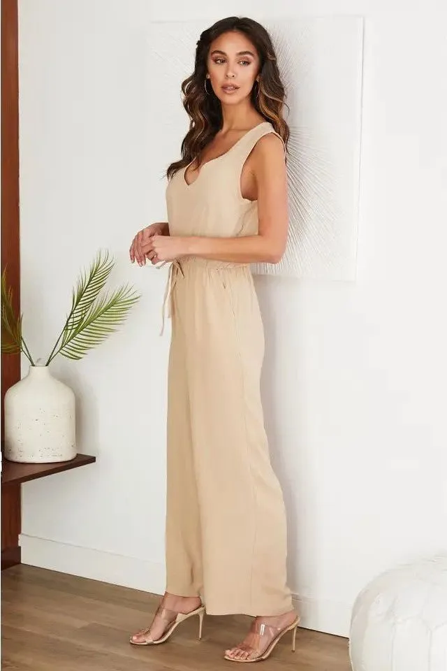 Calista Wide Leg Jumpsuit