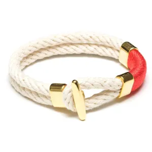 Cambridge - Ivory/Coral/Gold