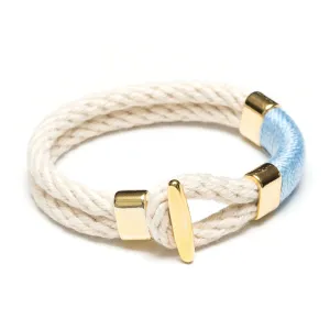 Cambridge - Ivory/Light Blue/Gold