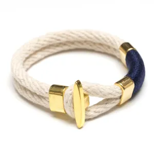 Cambridge - Ivory/Navy/Gold