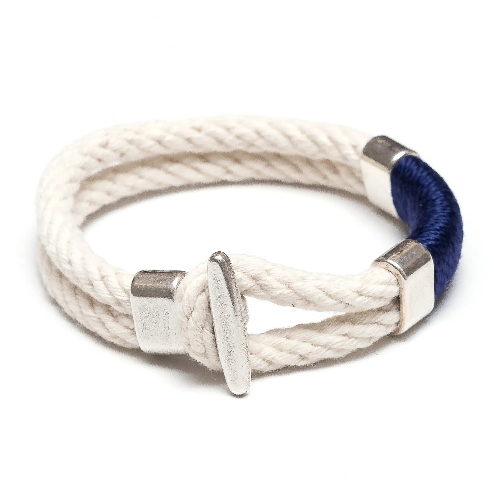 Cambridge - Ivory/Navy/Silver