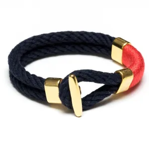 Cambridge - Navy/Coral/Gold