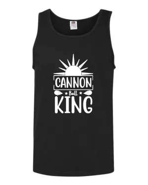 Cannon ball king tank top, summer tank top, beach party tank top