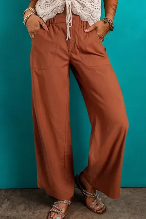 Casual Straight Leg Pants