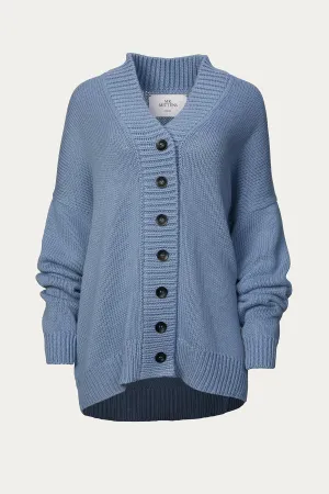 CHUNKY V-NECK CARDIGAN
