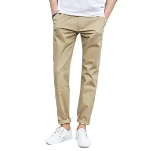 Cotton Casual Straight Pants