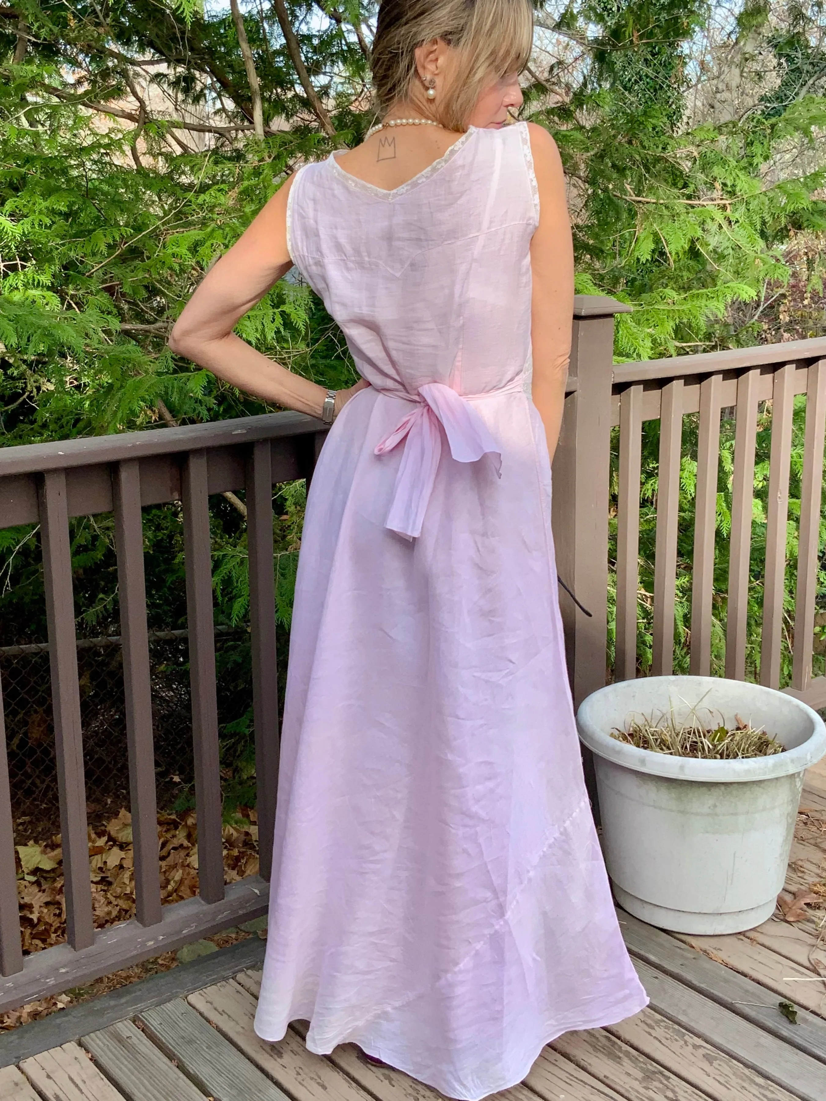 Cotton Nightgown - 1900s - Summer Dress - ED21