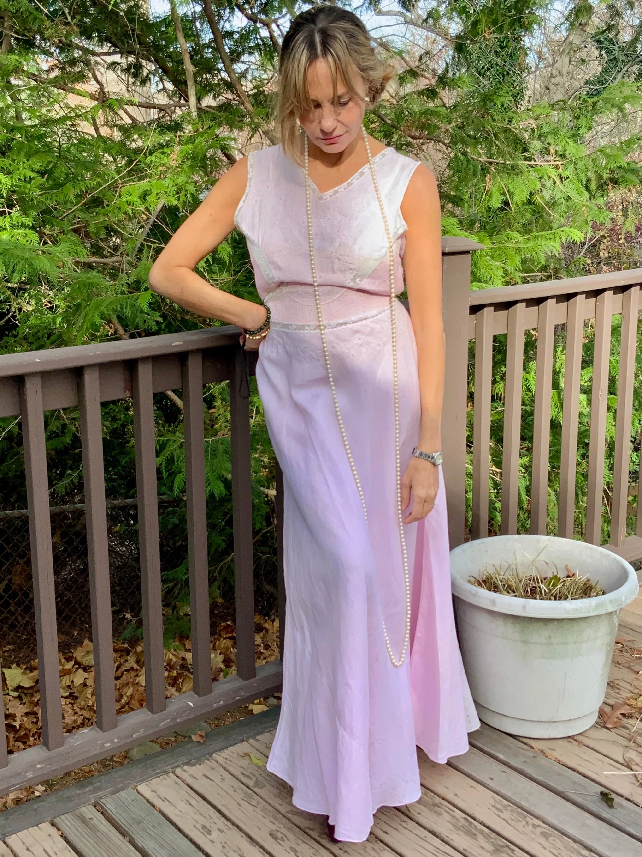 Cotton Nightgown - 1900s - Summer Dress - ED21