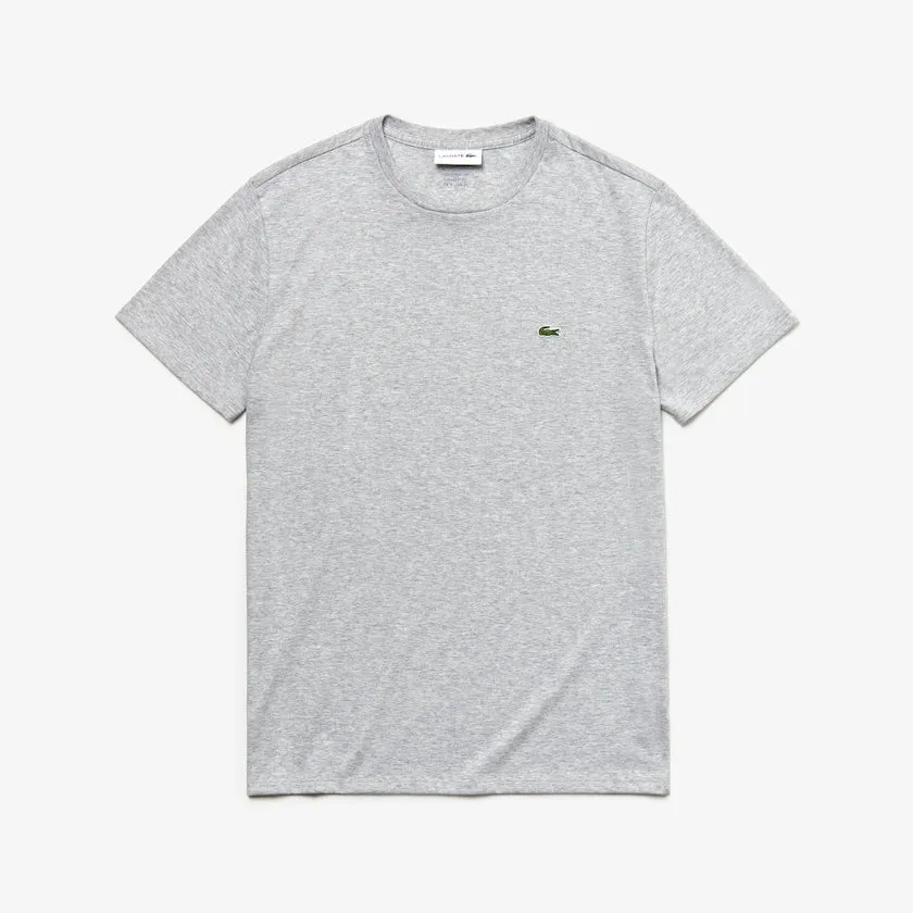 Crew Neck Pima Cotton T-Shirt Grey