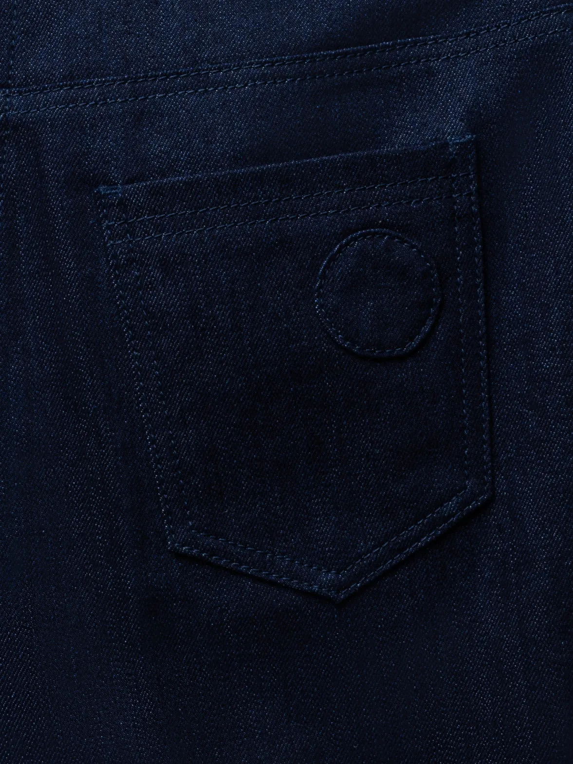 Cropped Bootcut Cotton Denim Stretch Pants