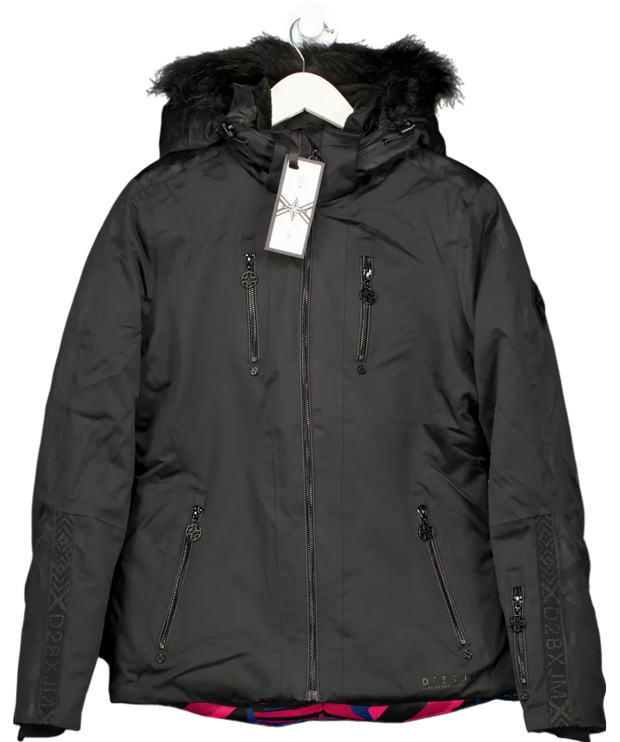 DARE2B Black Frenzied Ski Jacket UK 8