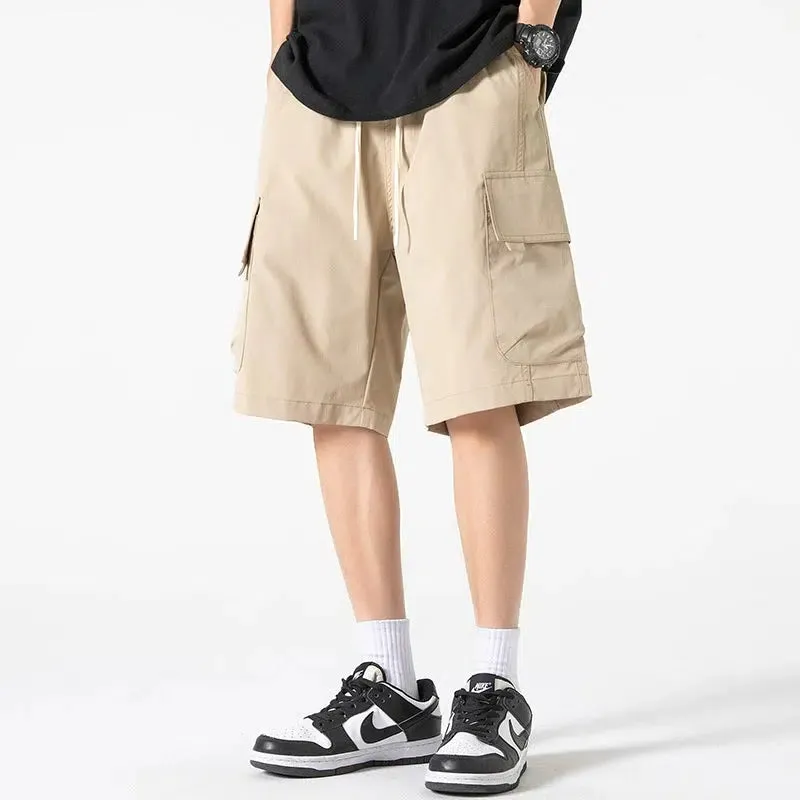 Drawstring Cargo Shorts