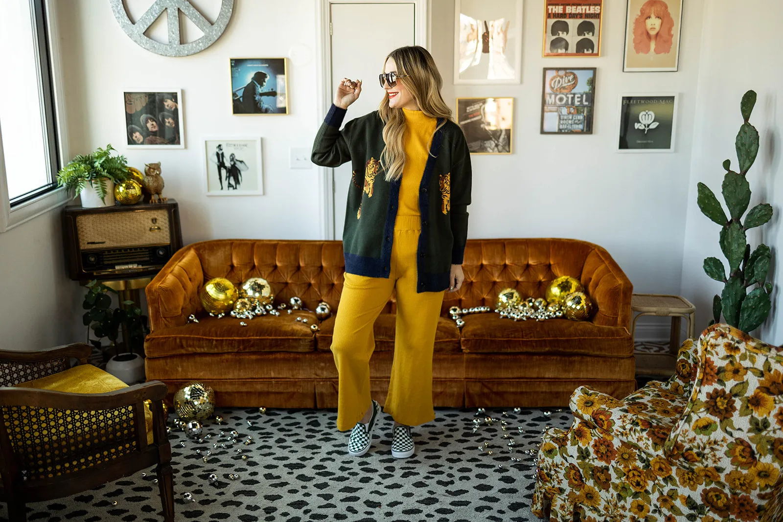 echo pant in gold
