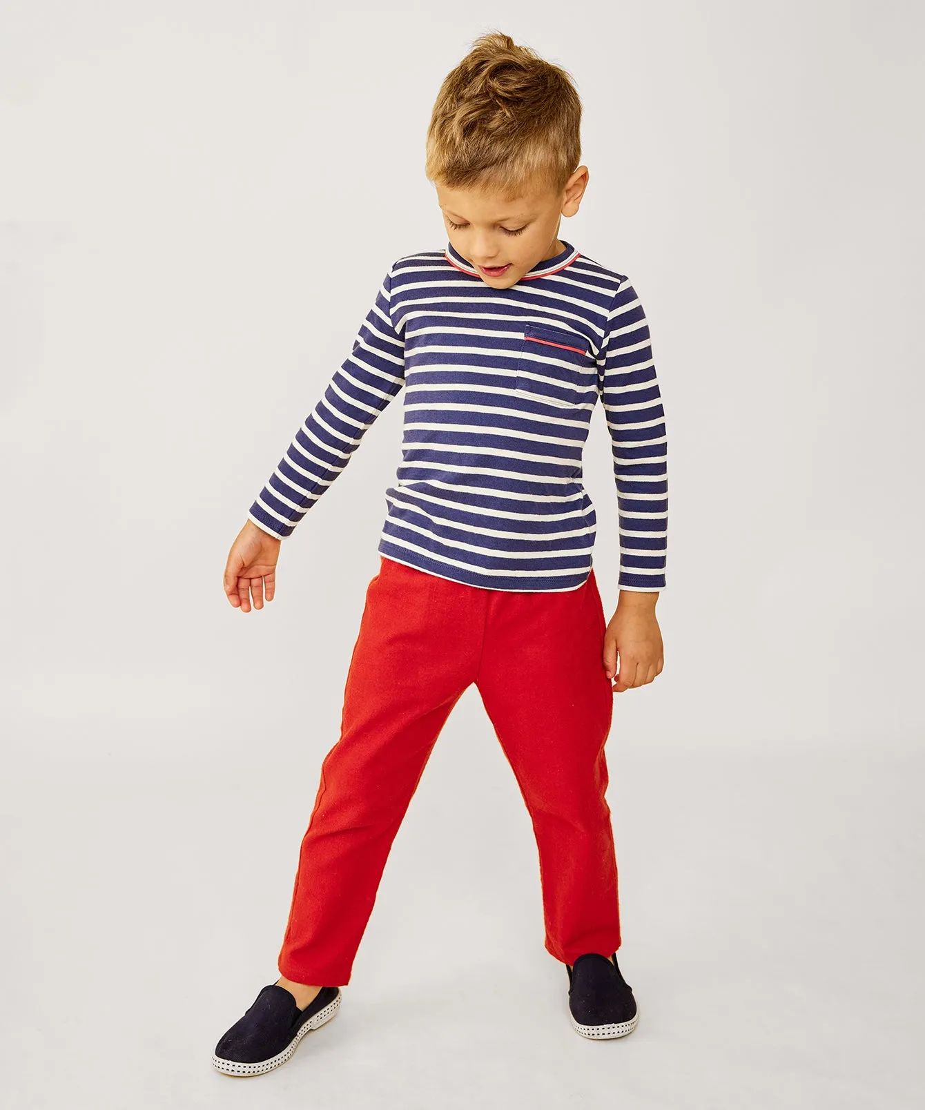 Edward T-Shirt, Marine Stripe