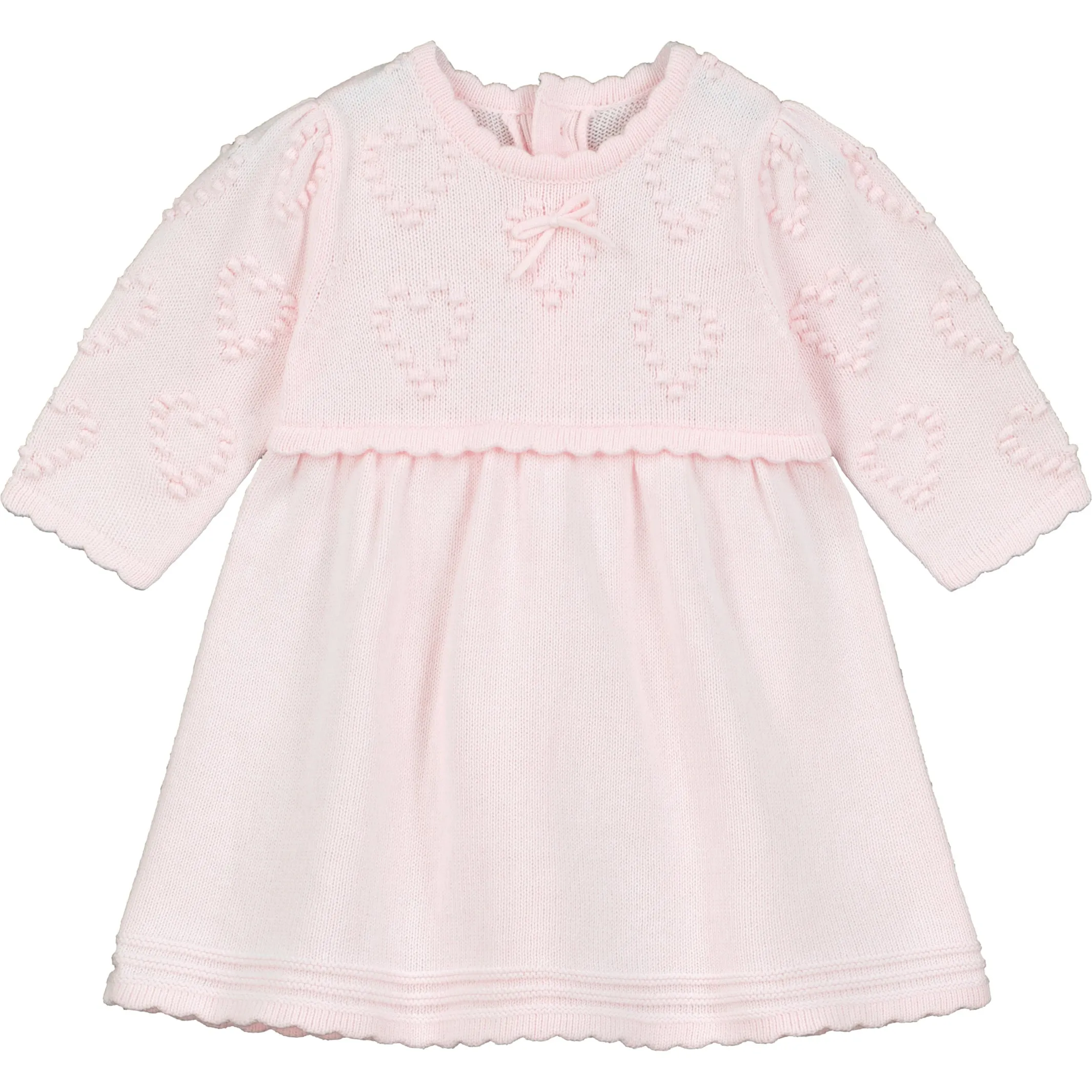 Eilish Knit Hearts Baby Girl Dress