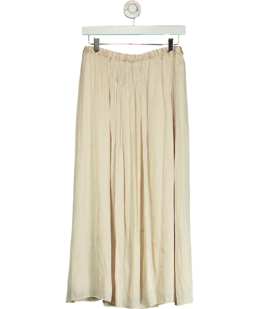 Eleven Loves Nude Saffy Satin Skirt UK S/M
