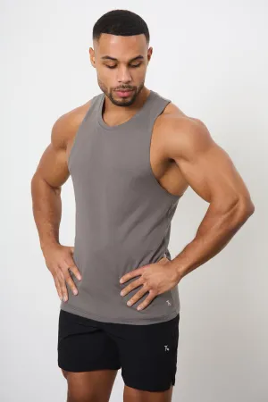 Essential Training Vest in Charcoal