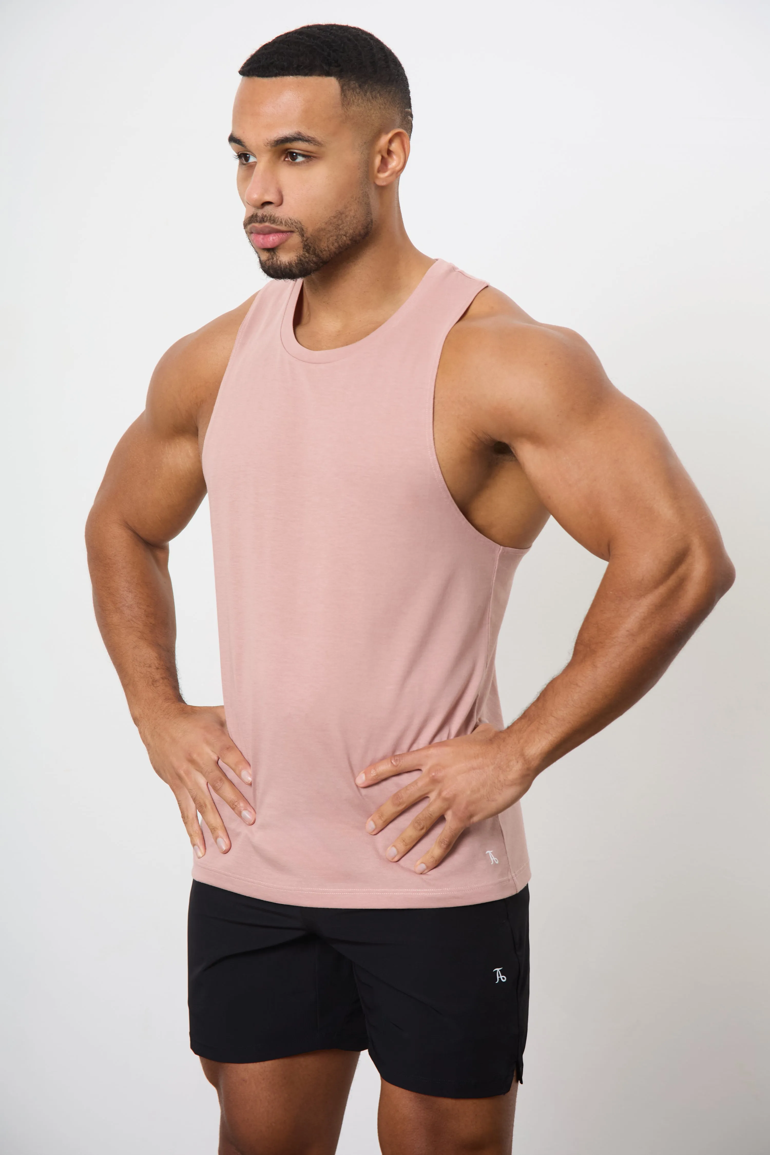 Essential Training Vest in Rose