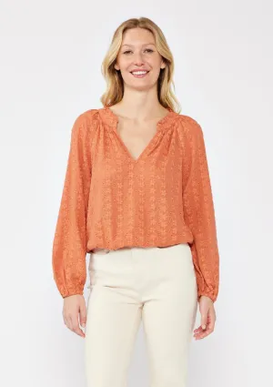 Ethereal Floral Embroidered Blouse