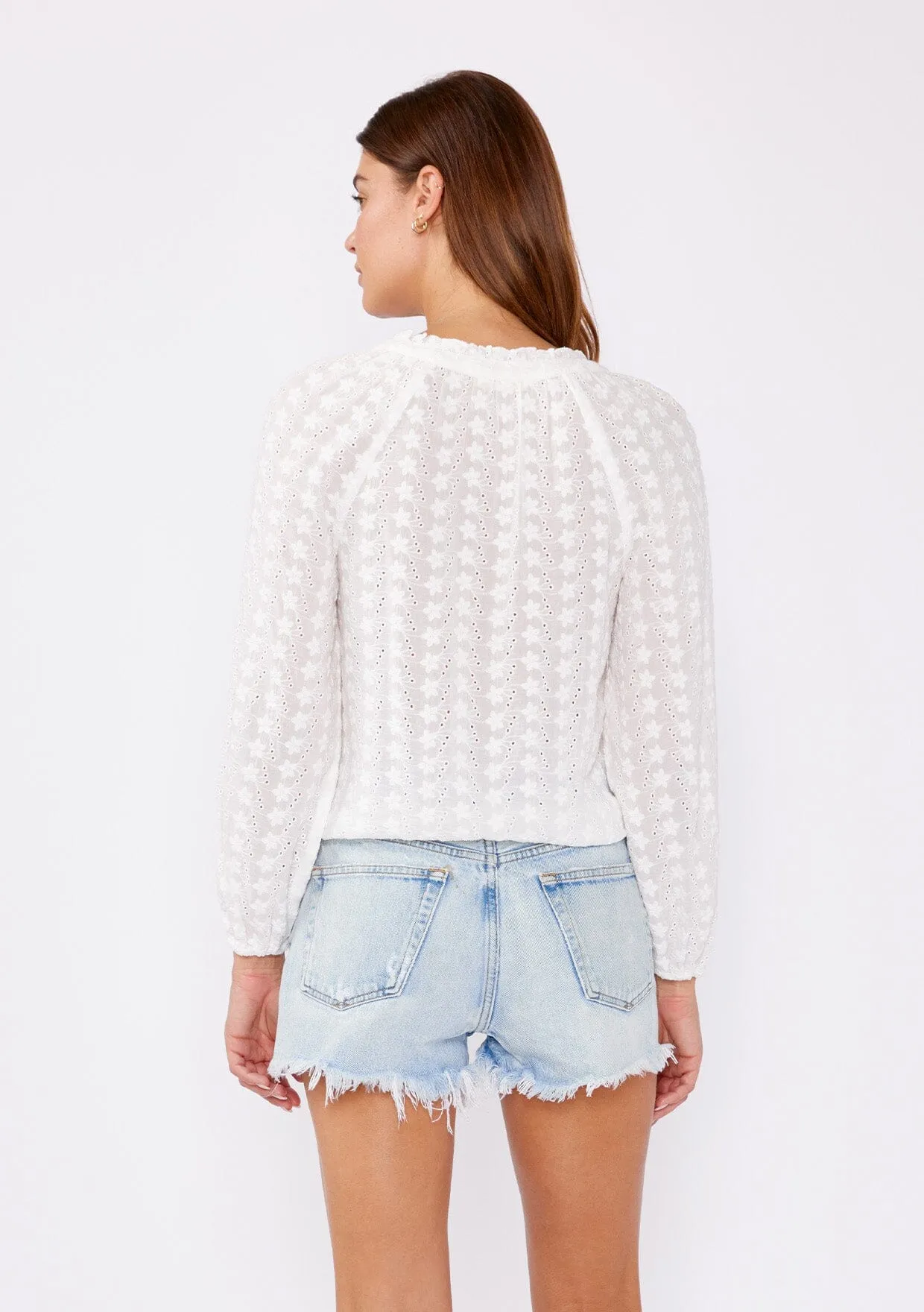 Ethereal Floral Embroidered Blouse