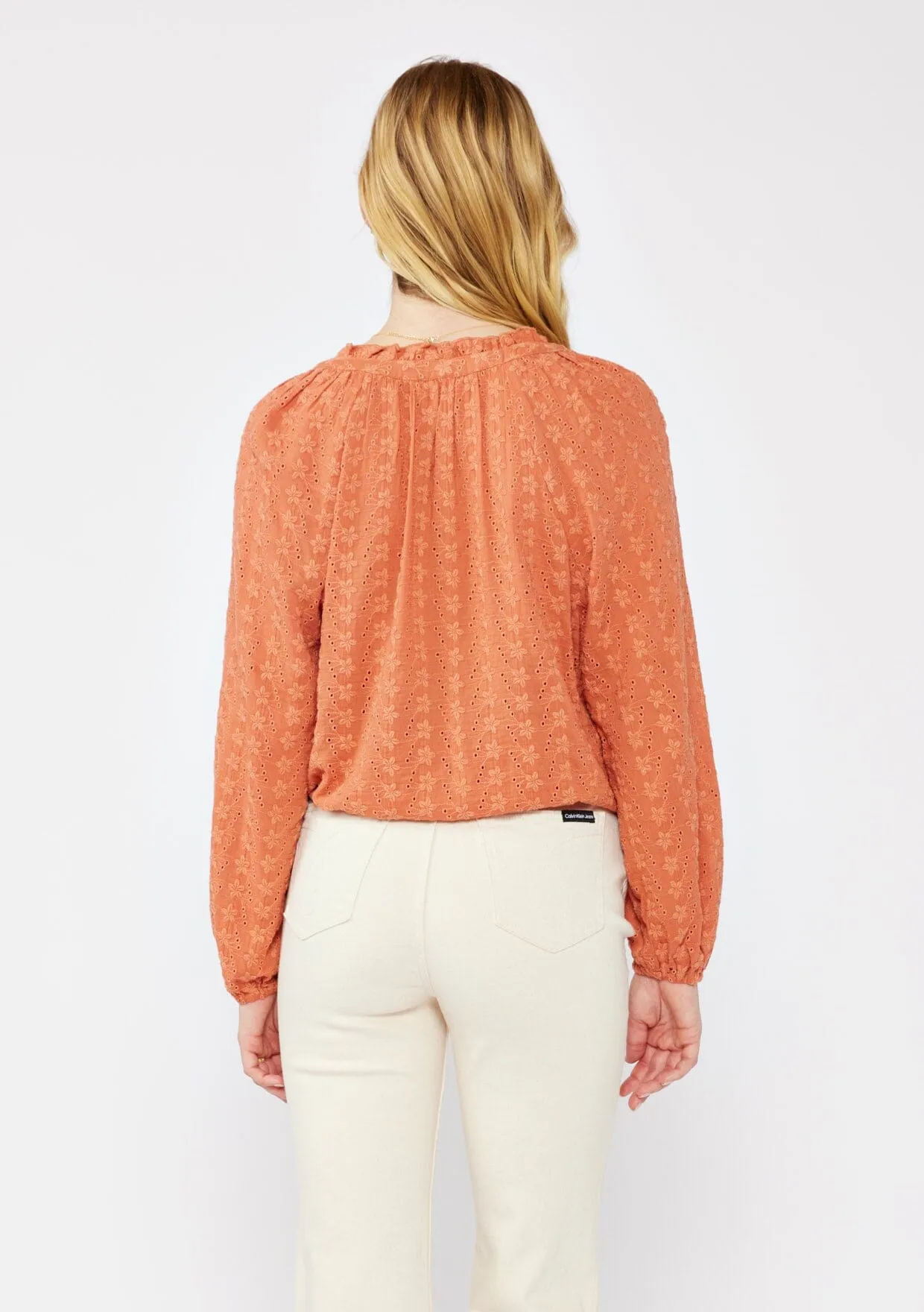 Ethereal Floral Embroidered Blouse