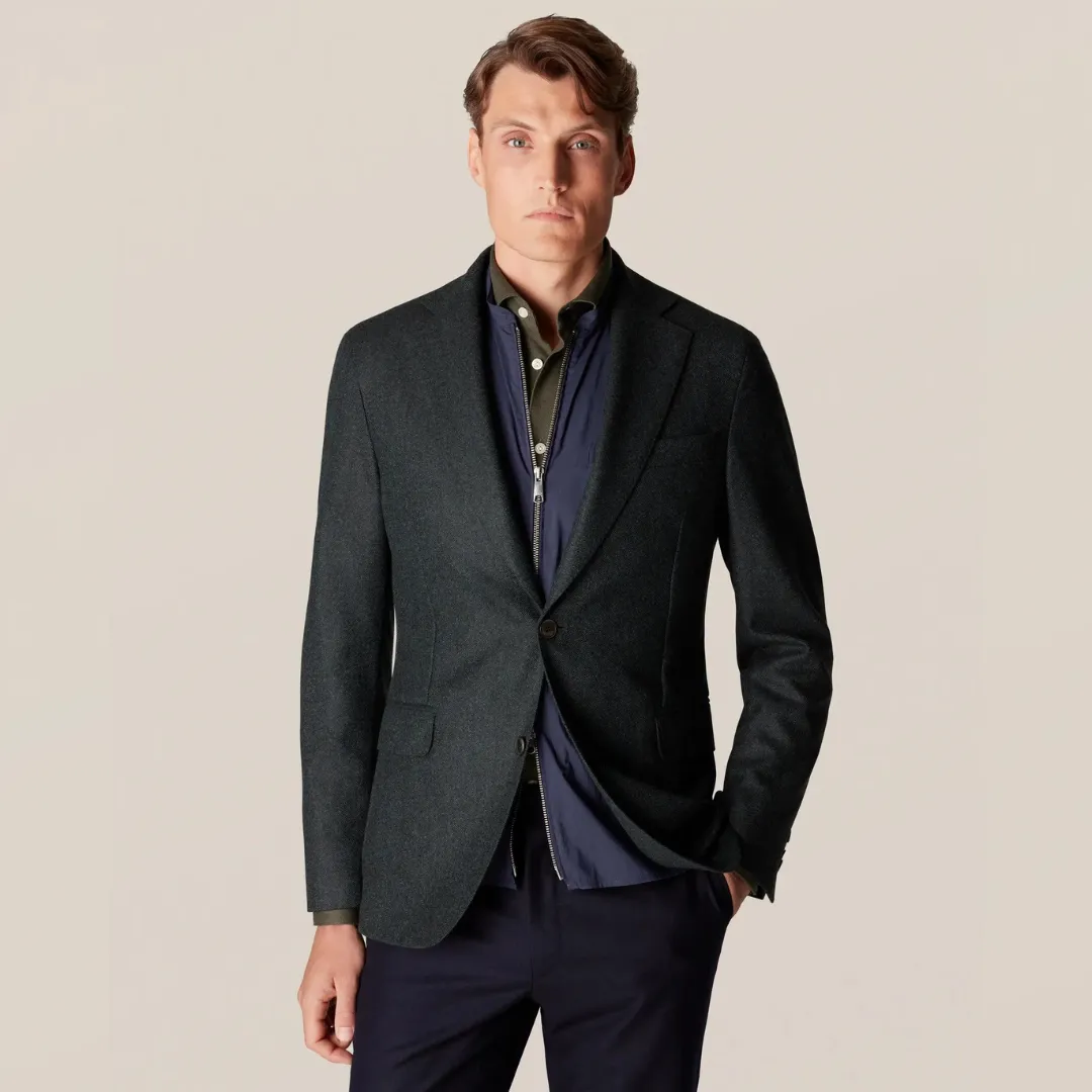 ETON NAVY BLUE WIND VEST