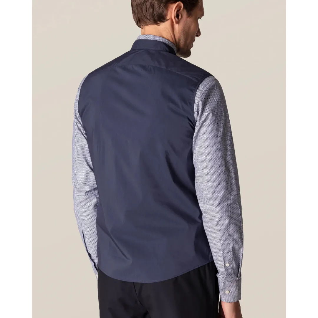 ETON NAVY BLUE WIND VEST