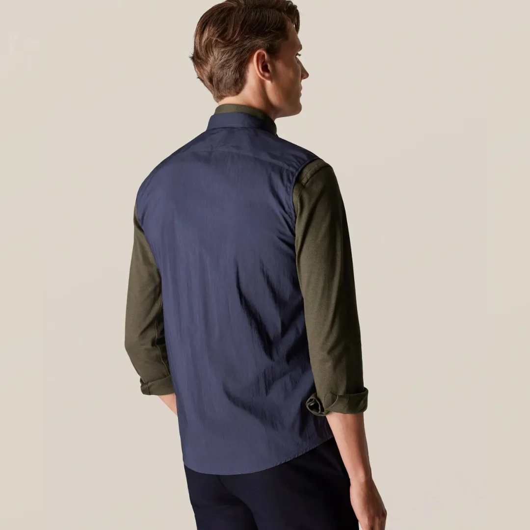 ETON NAVY BLUE WIND VEST