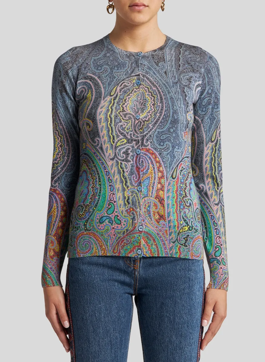 ETRO | Knit Paisley Cardigan