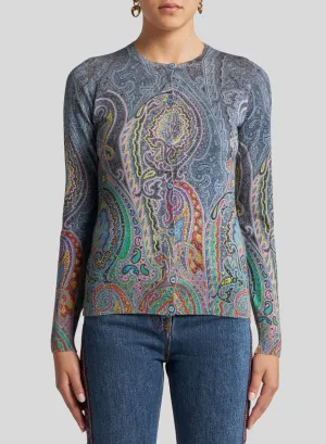 ETRO | Knit Paisley Cardigan