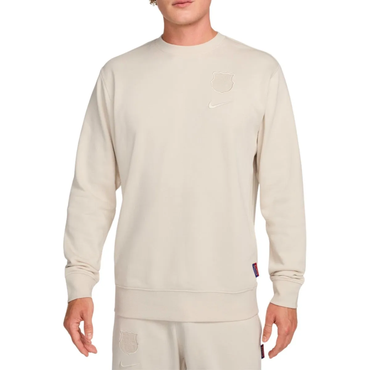 FC Barcelona Casual Crew fleece presentation tracksuit 2024/25 - Nike